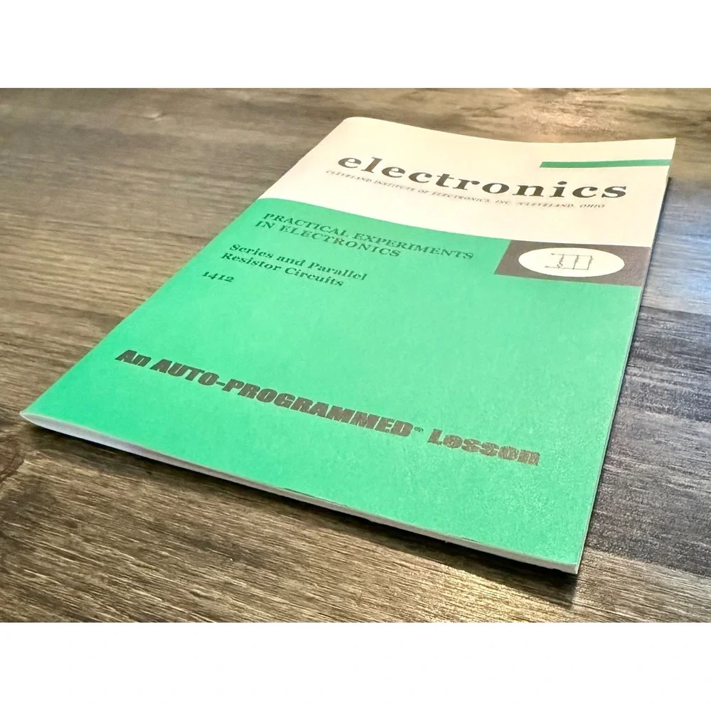 Cleveland Institute of Electronics Resistor Circuits Booklet Excellent 1412